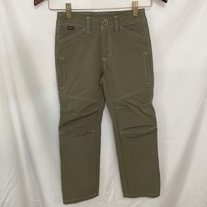 Kuhl boys Renegade pants Buckskin Khaki xs 5-6